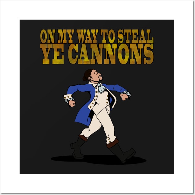 On my way to steal ye Cannons Wall Art by RileyRiot